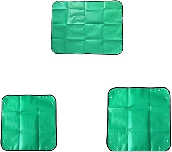 Waterproof Foldable Planting Mat Garden Potting Pad for Flowerpot Transplanting Mixing Soil Plant Pruning Tool for Indoor Plant Repotting(Green-3 Size)