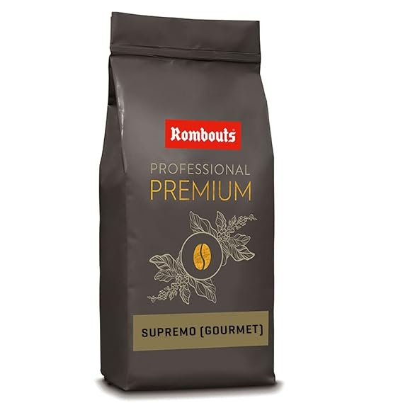 Rombouts professional Supremo Gourmet roasted coffee beans 1kg/ 2.2lbs