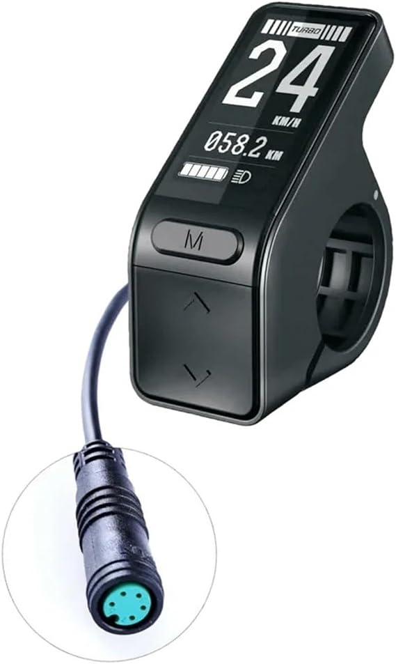 1pc Electric Bicycle LCD Mini Display Bafang BBS01/02 MidMotor SW102 Display Speed Controller Compatible with Electric Bicycle Utility Tool