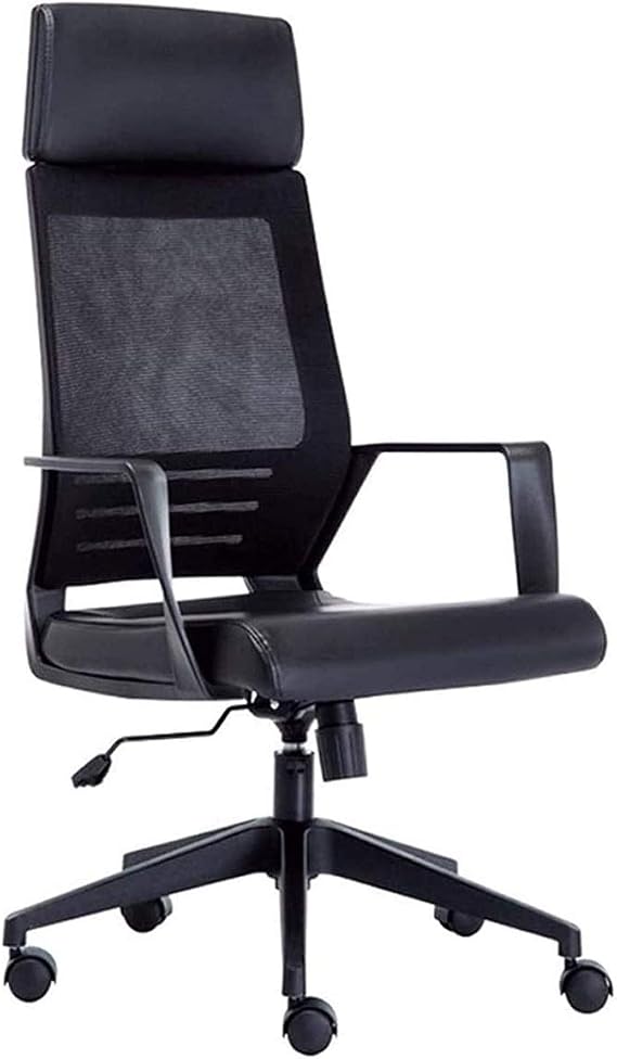 Office Chair Gaming Chair Computer Chair Executive Adjustable Office Chair, Ergonomic Computer Chair Ergonomic Backrest Swivel Chair (Color : Svart)