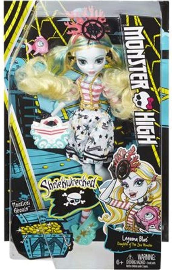 Monster High Shriekwrecked Nautical Ghouls Lagoona Blue Doll