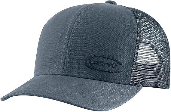 Carhartt Men's Canvas Mesh-Back Embossed Cap