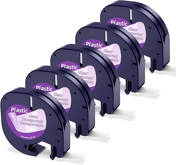 Replacement for Dymo LetraTag Clear Plastic Label Refills 16952