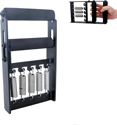 Solid Metal Hand Grip Dynamometer Hand Grip Strength Tester 165lb Adjustable Grip Strength Trainer with 5 Heavy Duty Springs,Professional Forearm & Finger Exercise Equipment for Athletes,Gym & Home Workouts