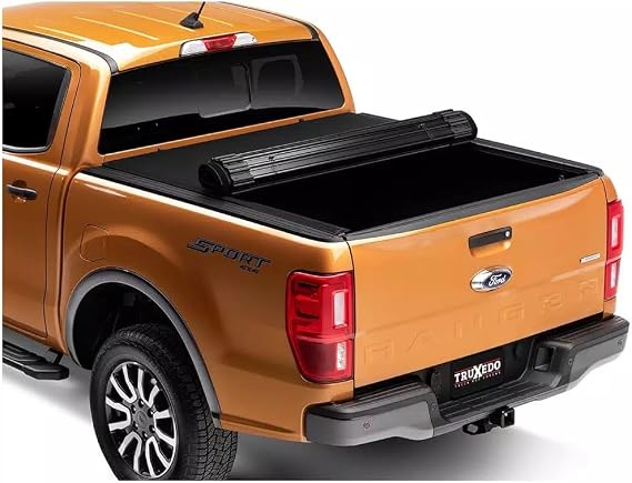 Truxedo Tonneau Cover, Sentry CT, Roll-Up, Hook and Loop Attachment, Woven Fabric, Black, 5 ft Bed