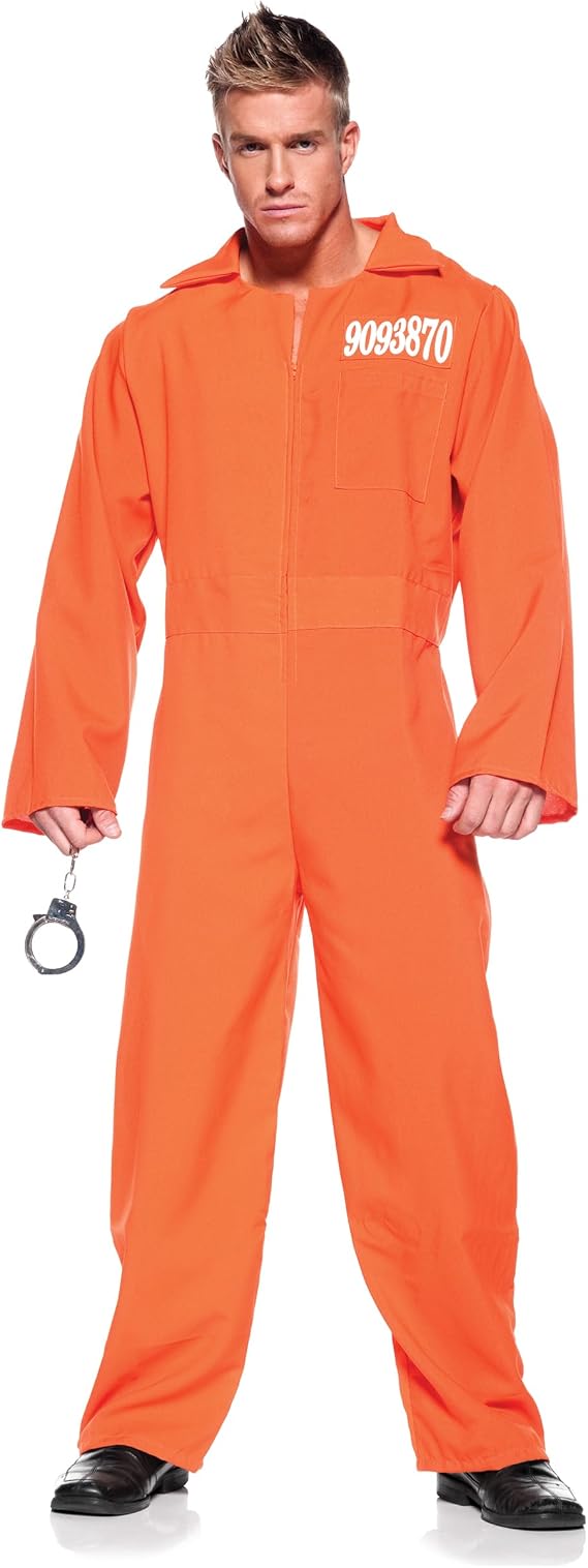 Underwraps Men's Prison Jumpsuit