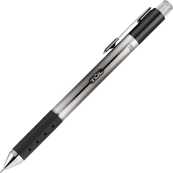 Tul Retractable Gel Pens 0.5mm Needle Point, Black 4/pk