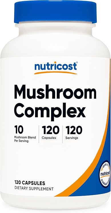Nutricost Mushroom Complex Supplement, 120 Capsules for 120 Servings