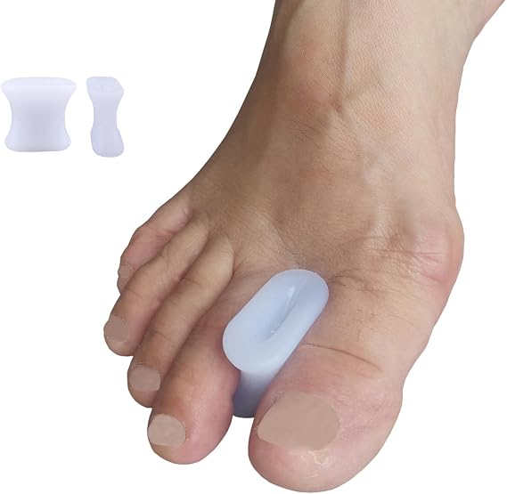 12-Pack Gel Toe Separators & Bunion Spacers | Toe Spacers for Straightening Overlapping Toes for to Their Original Shape Men and Women