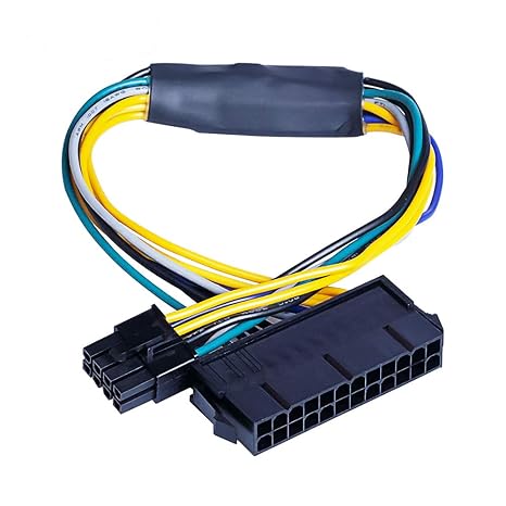 24 Pin to 8 Pin ATX PSU Power Adapter Cable Replacement Compatible with Dell Optiplex 3020 3046 5040 7020 7040 9020|Precision T1700