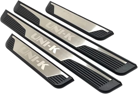 Car Door Sill Scuff Protector Guard, for Changan UNI-K unik 2021-2025 2026 Accessories, Plastic Door Entry Plate Trim