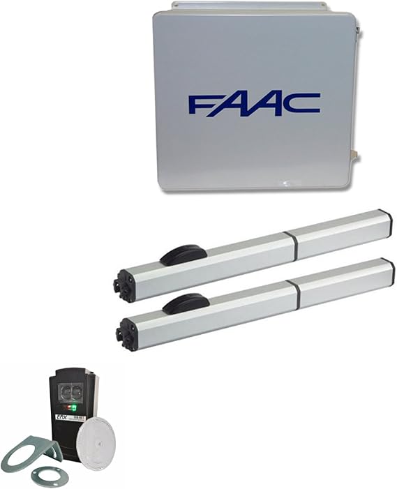 FAAC CBAC Swing Gate Operator / 455D Control Panel/Retro Reflective Photoeye