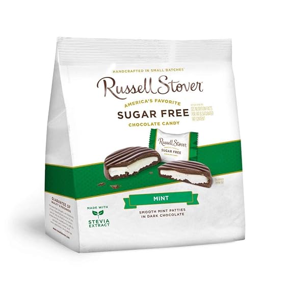 Russell Stover's Sugar Free Mint Patti, 10 oz. Bag