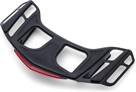 Goldstrike Luggage Rack with Lightstrike Lighting Black