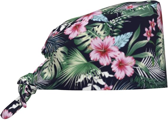 Working Cap Breathable Unisex Women Men Elastic Bandage Tie Back Hats Scrub Nursing Doctor Surgeon Cap