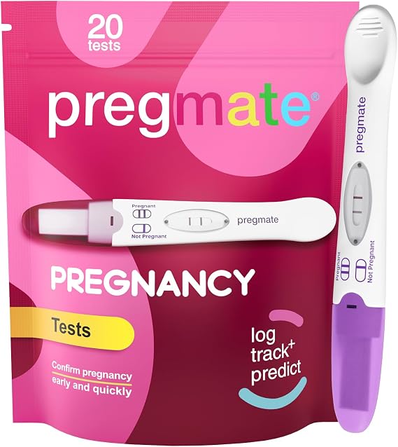 Pregmate Pregnancy Midstream Tests (20 Count)
