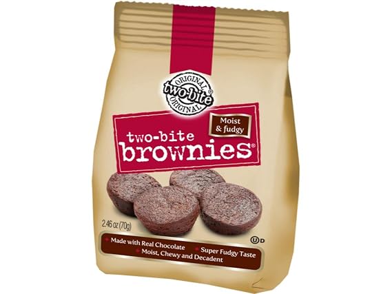 Two Bite Brownies, 0.154 Pound -- 40 per case.