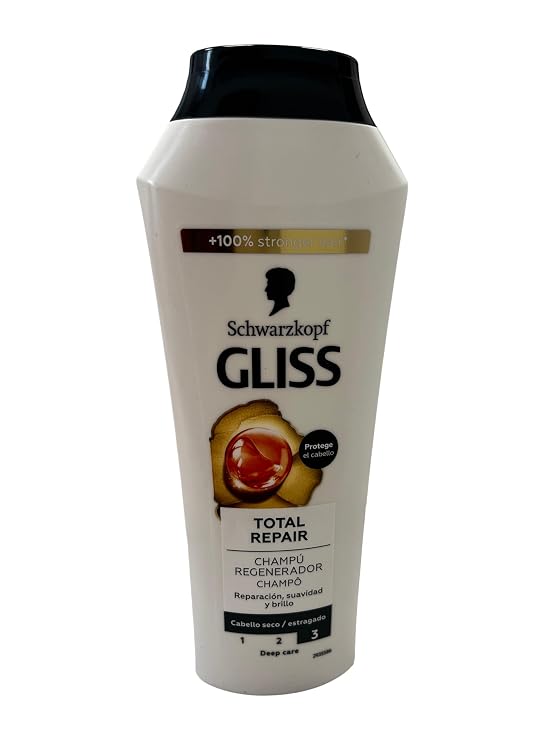 Gliss Shampoo Total Repair 250 ml (Pack of 3)