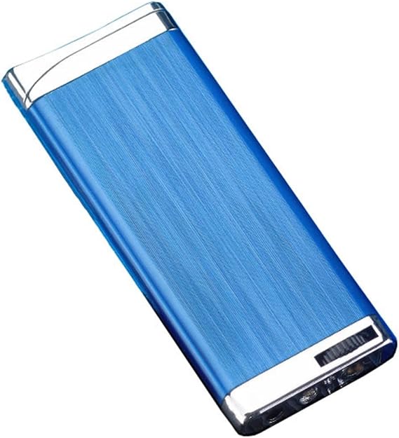 Windproof red flame lighter, metal push ignition lighter, portable ultra-thin lighter, refillable adjustable flame lighter, suitable for outdoor, collection, camping, gifts for men and women ( Color :