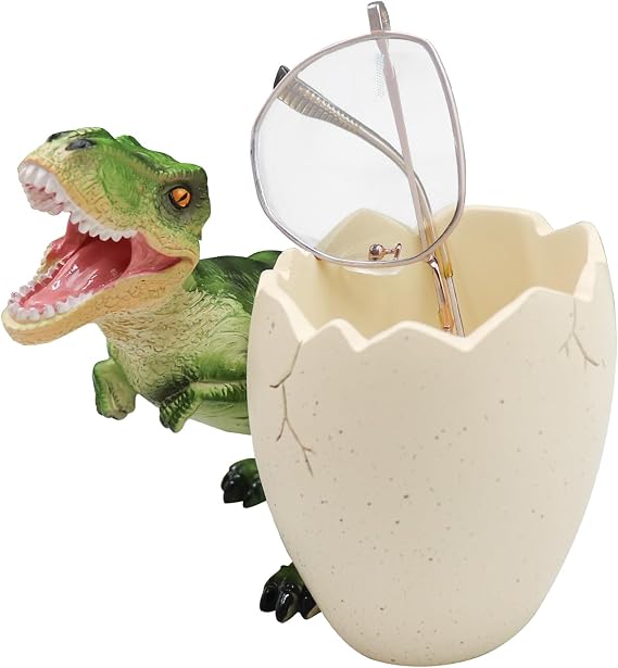 Cute Glasses Holder, Resin Dinosaur Eyeglass Holder, Funny Sunglass Display Stands, Office Desk Home Dinosaur Decor