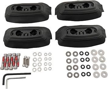 Rhino Rack Rcp Base Kit X4, RCP37-BK