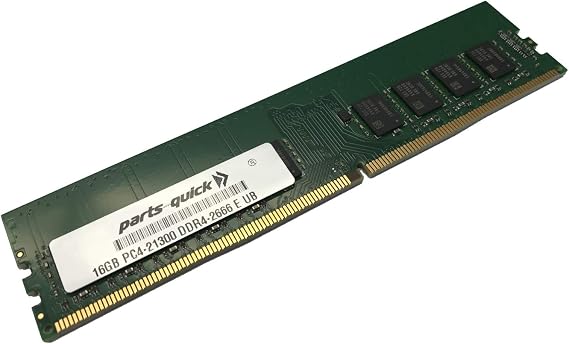 16GB Memory for Dell PowerEdge T140 Tower Server 2Rx8 DDR4 2666MHz ECC UDIMM (XEON)