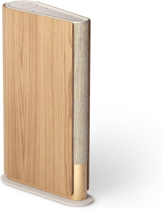 Bang & Olufsen Beosound Emerge Wi-Fi Multiroom Speaker - Gold Tone | WiFi Bluetooth, Ultra-Wide Sound, Slim Design Home Speaker, Eco-responsible Circular (C2C)