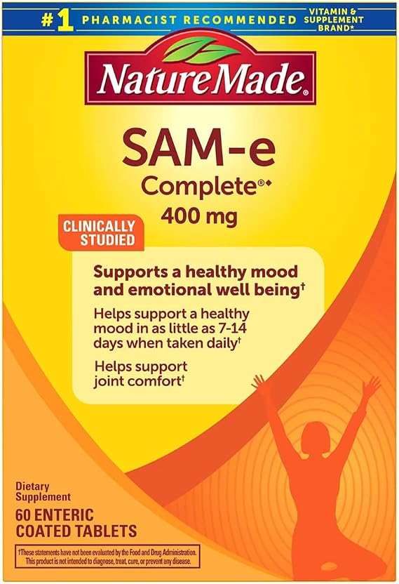 Nature Made SAM-e Complete 400 mg - 60 Enteric Coated Tablets