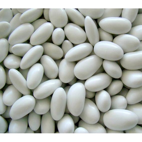 Jordan Almonds ~ White ~ 2 Lbs