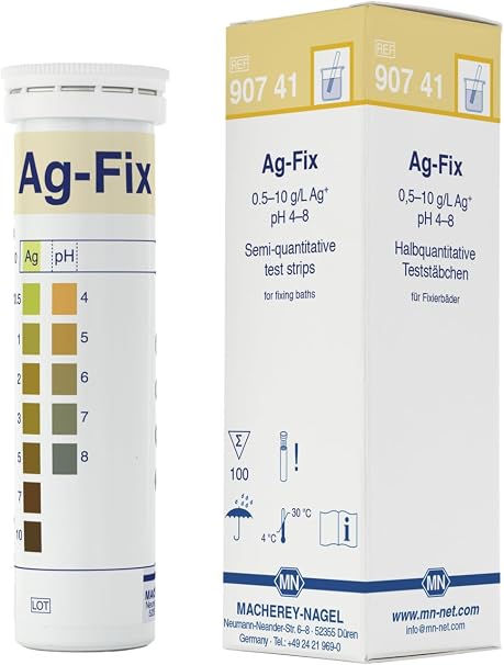 Macherey-Nagel, 90741, Ag-Fix Test Sticks, Box of 100 Strips