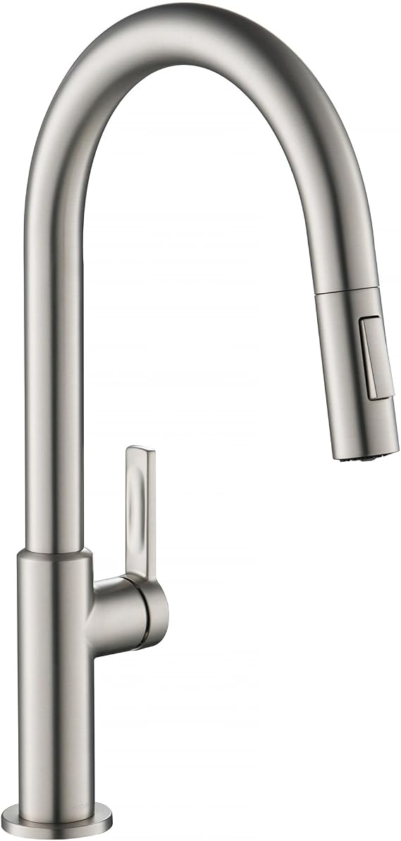 KRAUS Spot Free Stainless Steel Pull Down Kitchen Faucet KPF-2820SFS