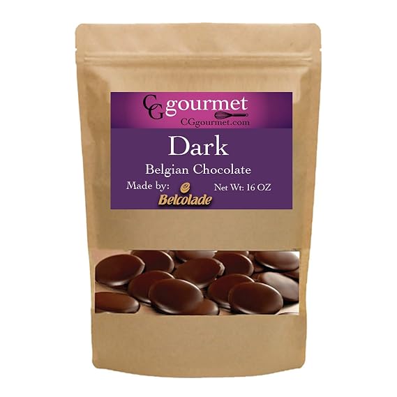 Belcolade Belgian Baking Dark Chocolate Wafers - 16 OZ -1LB Noir Superieur 60%