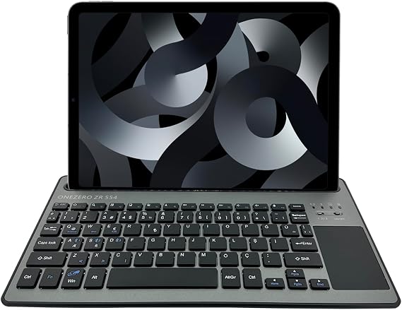 Coverzone Onezero Bluetooth Keyboard Wireless Portable Keyboard with Touch Pad Up to 10 Meters Working Range 291 x 154 x16 mm ZR554