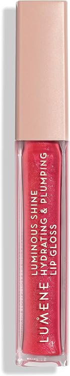 LUMENE Luminous Shine Hydrating & Plumping Lip Gloss Moisturizing & Plumping Lip Gloss 05 Bright Rose