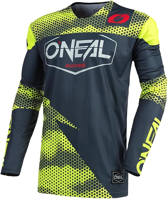 O'NEAL Mayhem Jersey Covert, Charcoal/Neon Yellow, L