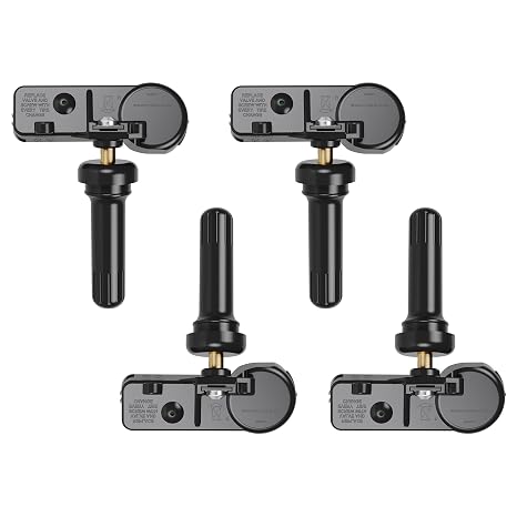 TPMS Sensor,GM 315Mhz Tire Pressure Monitoring Sensor Compatible for Chevy Silverado GMC Cadillac Buick Pontiac Saturn Hummber Saab Replace#13598771 13598772 13586335 13581558 4 Pack