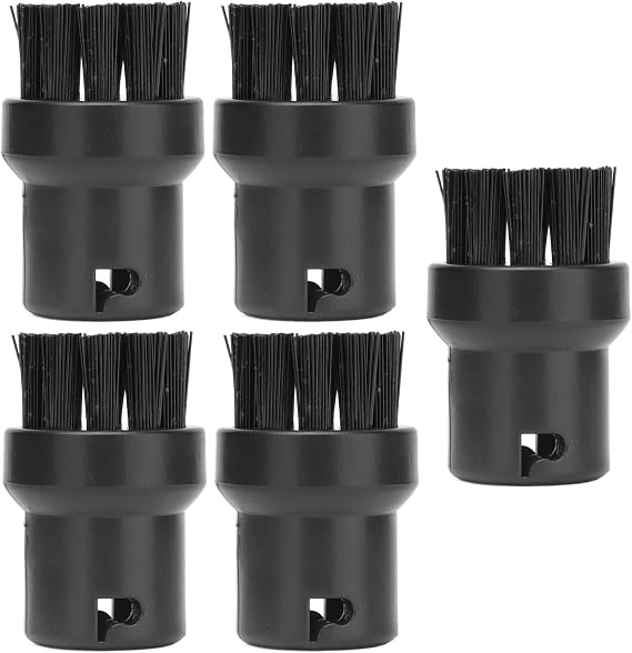 5PCS Steam Engine Brush Black Steamer Cleanings Brush Replacement for SC1 SC2 SC3 SC4 SC5 - Efficient Home Cleanings