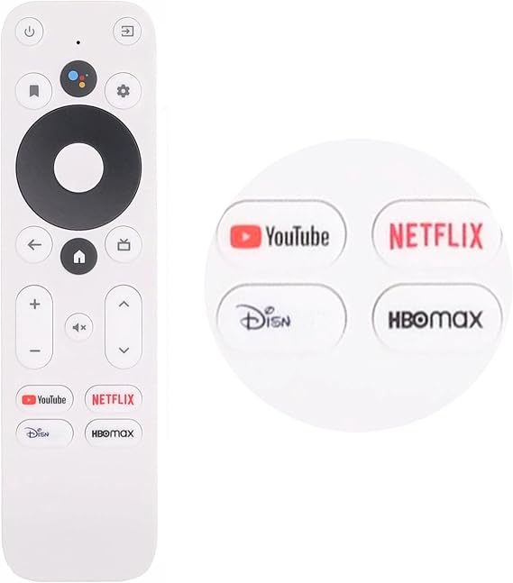 Replacement for ONN Android TV 4K UHD Stick TV Box Remote Control - No Voice Function