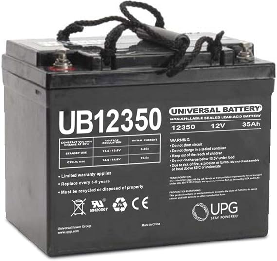 UPG UB12350 12V 35AH SLA Battery Internal Thread Terminal