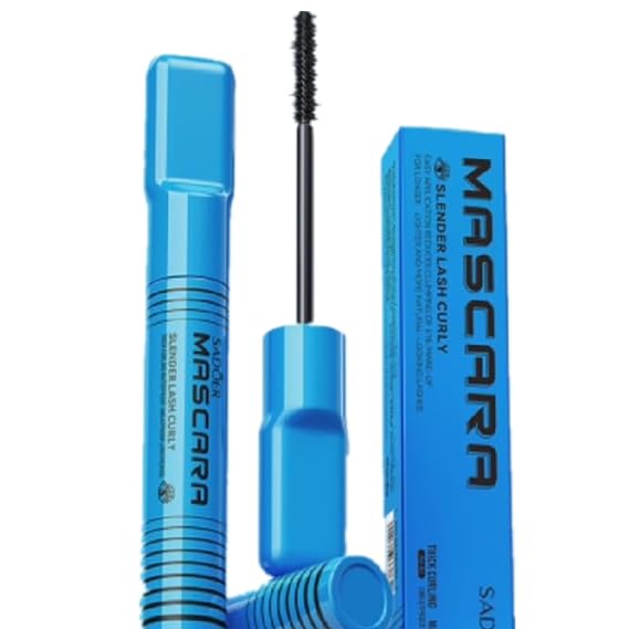 SADOER, Curl & Lengthening, Mascara, Long-Lasting Hold Fine Comb Brush, Black, 8g