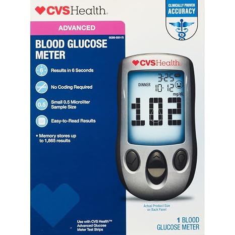CVS Health Advanced Blood Glucose Meter