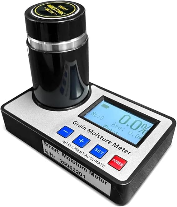 Moisture Meter, Grain Moisture Meter, Coffee Bean, Cocoa Bean Moisture Meter, Grain Moisture Content Tester, Detector