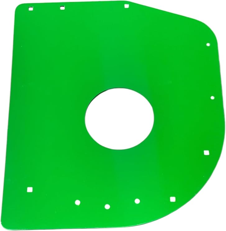 Push Industries 118.632 Reinforcement Side Plates for John Deere 47 & 54 Snow Blowers Prevents Damage & Straightens Bent Blowers (Replaces OEM M131951) (Green) (Green)