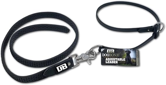 Slip Lead Dog Training Leash for Small Medium & Large Dogs | No pull adjustable dog training leash. Easy to clean Biothane like material. Gentle leader alternative for pulling dogs