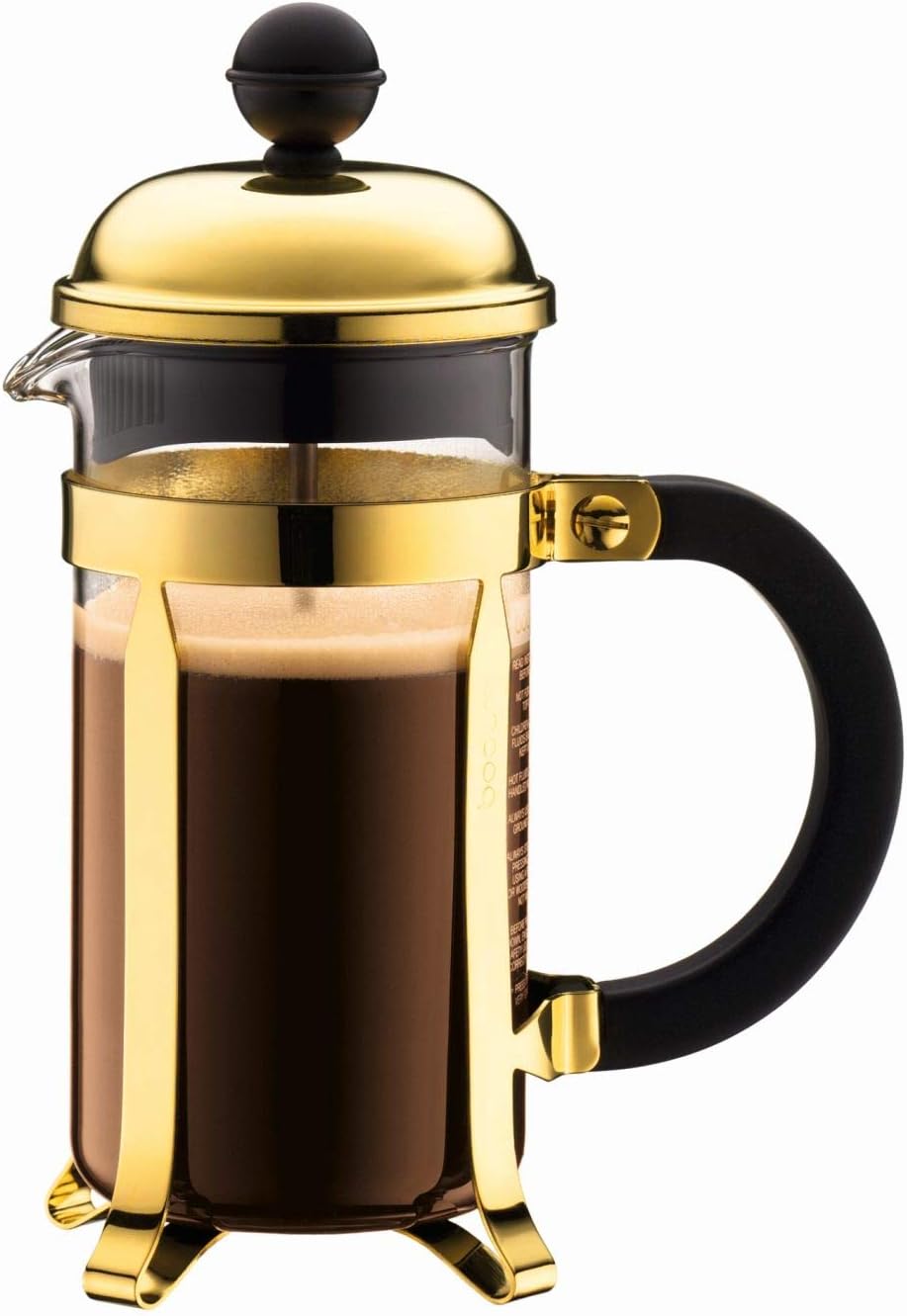 BODUM Chambord 3-Cup Coffee Maker, Gold, 0.35 Litre 12oz