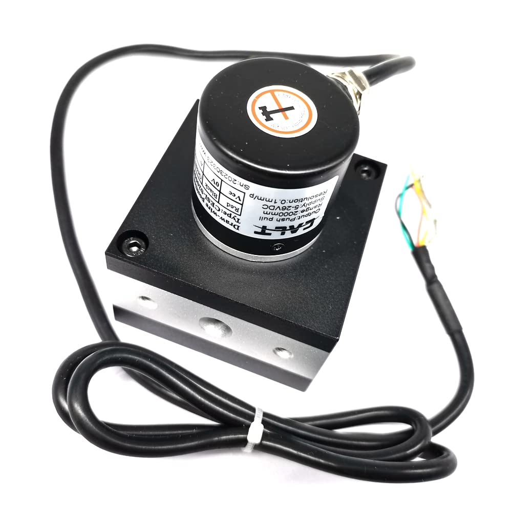 CALT CESI-S2000P 2000mm Incremental Encoder Type Draw Wire Linear Displacement Sensor Pushpull Output