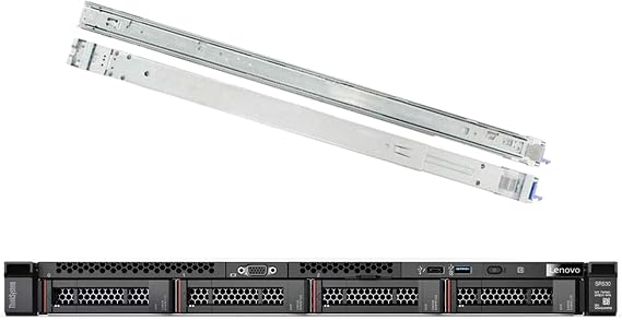 Lenovo ThinkSystem SR530 Rack Server Bundle with Rail Kit, 2 x Intel Xeon Silver 4110 8-Core 2.10GHz, 16GB DDR4, 8TB HDD, RAID