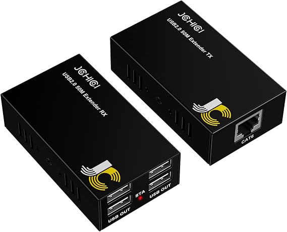 USB Extender Over Cat6/7 165ft for Keyboard/Mouse