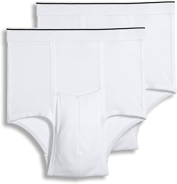 Jockey Men's Underwear Big Man Pouch Brief - 2 Pack
