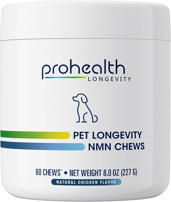 ProHealth Longevity Pet Longevity NMN Chews for Dogs (150 mg, 60 Chews)